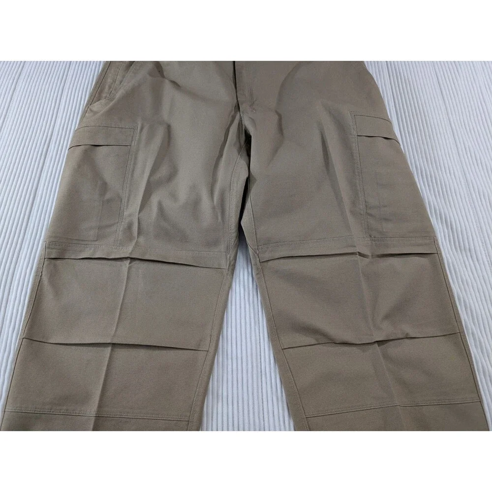 Vertx Cargo Pants Mens 42x30 Tan Canvas Workwear Utility Heavy Duty VTX1000